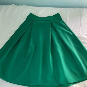 Green Midi Skirt